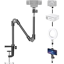 SMALLRIG Camera Desk Mount, Supporto da Tavolo con Braccio Magico