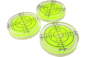 Taskar 3 x 32 mm Präzisions-Wasserwaage, Dosenlibelle, mit Luftblase