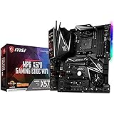 MSI MPG X570 GAMING EDGE WIFI Motherboard ATX, AM4, DDR4, LAN and 802.11AC WIFI, USB 3.2 Gen2, Type-C, M.2, RGB Mystic Light,