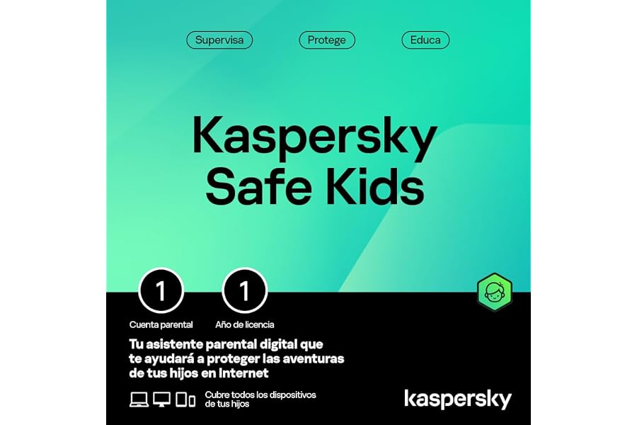 Kaspersky Safe Kids | 1 Dispositivo | 1 Año | PC/Mac/Mobile | Código de activación enviado por email