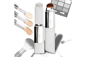 ‎AIDODIA Color Changing Foundation Stick Mit BüRste - 2025 Neu Feuchtigkeitsspendende Farbwechselndes Foundation-Stick | Full To Medium Coverage Base Makeup, With Brush Head, For All Skin Types (Mittel)