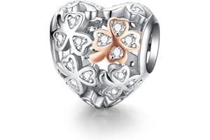 Annmors Charm Animali Charms Pendente Regalo in vero argento Sterling 925 Anniversario Festa Della San Valentino Regali Festa Della Mamma