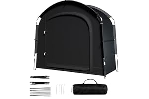 TOOSOAR Tenda da Bicicletta 200X165X80cm,Fino a 2-3 Biciclette,per Esterni, per Biciclette, Moto, Attrezzi da Giardino