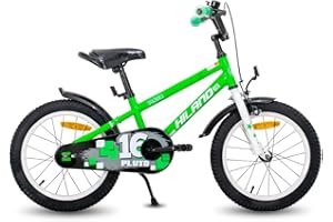 ‎HH HILAND HILAND Pluto 14 16 Zoll Kinderfahrrad für Mädchen Jungen ab 3 4 5 6 7 Jahre mit Stützräder, Handbremse und Rücktrittbremse