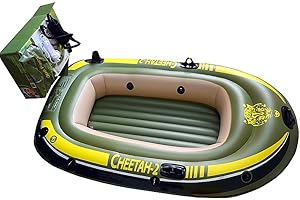 SPRACCUEIL Bateau Gonflable pour Chasse au Canard Sauvage, pêche en Plein air, Surf sur la Plage, 1 Personne