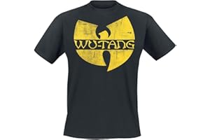 Wu-Tang Clan Logo Herren-T-Shirt, kurzärmlig, Schwarz, Regular/Standard-Fit