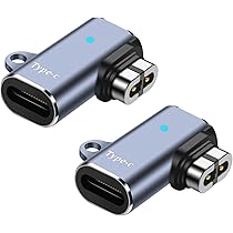 A Connecteurs Magnétiques Têtes De Connecteur (paquet De 4) Adaptateur USB C Magnétique Rotatif