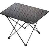 HAEGS Full Al&uuml;minyum Katlanır Kamp Masası, Piknik, BBQ, Balık&ccedil;ılık, Doğa Aktiviteleri, Plaj i&ccedil;in Kolay Taşınabilir Kompakt Ou
