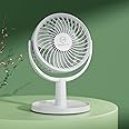 Comoistar Small USB Desk Fan, 4 Speeds Portable Table Personal Fans, 310° Adjustment Mini Fan, Strong Wind, Quiet, Lightweight, Cooling Electric Fan,4-inch, Easy to Clean, for Home Office Bedroom