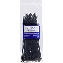Cable-Tex Kabelbinder 200 Stück – Schwarz, 165 Mm Lang, 2,5 Mm Breit, Aus Nylon 6.6, Hitzebeständig