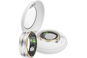 FINDTIME Smart Ring Fitness Ring Tracker Smartring Herren Damen Schlafring Schrittzähler Schlaftracker Android IOS Smarter Ring Tracking Ring Pulsmesser SpO2 Aktivitätstracker Fitnessring Schwarz Gold Silber