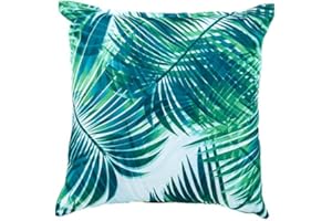 Gardenista Garden Outdoor Scatter Cushion | Patio Rattan Chair Patterned Furniture Pillow | Water Resistant | Hollowfibre Hypoallergenic Filled | 18" (46cm) (Botanical Vahinee)