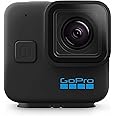 GoPro HERO11 Black Mini - Fotocamera d'azione impermeabile compatta con video Ultra HD 5.3K60, immagini fisse da 24,7 MP, sen