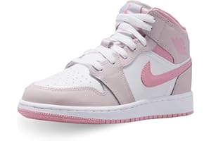 NIKE Scarpe Air Jordan 1 Mid (GS) Codice DQ8423-600 Rosa Ragazzi