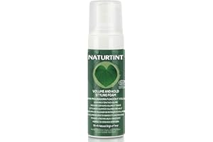 Naturtint Eco Espuma Moldeadora, Fijación y Volumen, Nutre y Protege, Tratamiento Antiedad Cabello, Cabello Más Suave, Flexible y Fuerte, 99.4% Ingredientes Naturales, ECOCERT, 125ml