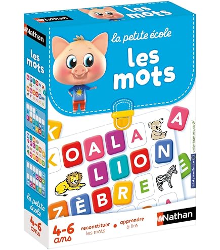 Headu ABC Rigolo - Jeu Éducatif Alphabet 3-6 Ans | Apprendre à Lire Et Écrire Avec 26 Puzzles, Made In Italy