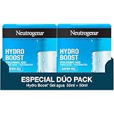 Neutrogena Hydro Boost Light Facial Moisturizing Water Gel, 50 ml, 2 pcs | Pack With Hyaluronic Acid and Amino Acids, 72h Hyd