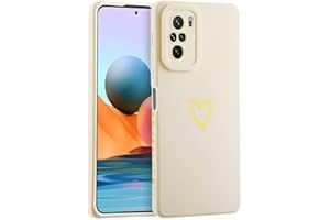 ATISIJIE Cover per Xiaomi Redmi Note 10 4G Custodia, Soft-Touch, Antiurto, Antipolvere Copertura del Telefono Case per Xiaomi Redmi Note 10 4G Bianco
