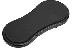 ‎DILWE Podłokietnik Komputerowy na Biurko i Krzesło, Ergonomiczny Podłokietnik Myszy, Wspornik Podłokietnika Platformy Przedłużającej Stół, Obrotowy Przedłużacz Podłokietnika na Nadgarstek(czarny)