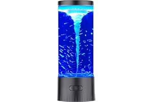 COLORLIFE Tornado Twister Hurricane Light - Neuheit Natur Dekor Geschenk für Jungen Mädchen Männer Frauen Mini Wasser Vortex Maker Stimmung Nacht Lava Licht Geburtstag Urlaub Weihnachten Geschenk