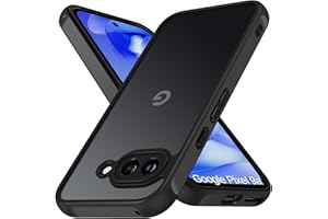 ‎IVOLER ivoler Etui do Google Pixel 9A [pełna ochrona aparatu] [standard wojskowy] odporne na uderzenia etui na telefon komórkowy, matowe, półprzezroczyste etui na tylną stronę zapobiegającą pozostawianiu