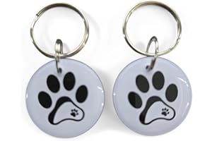 AVYLI Kompatibel mit Sureflap Surefeed Microchip RFID Halsband Ersatzanhänger 2 Stück Wasserdicht für Haustiere Ohne Mikrochip (Weiß)