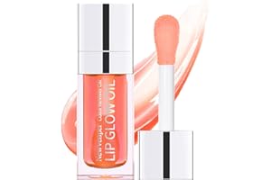 SMARXIN Hydrating Lip Glow Oil Long Lasting Plumping Lip Gloss Clear Lip Gloss Moisturizing Lip Oil Repairing Lip Lines and Prevents Dry Cracked for Lip Care and Dry Lips PINK