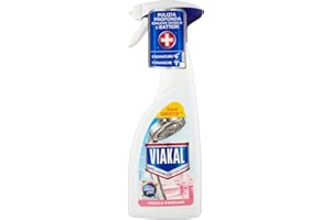 Viakal Anticalcare Detersivo Spray per Bagno, 1 bottiglia da 500 ml, Fresco Profumo Ambi Pur, Rimuove Sporco e Batteri, Azione Totale Sul Calcare, Brillantezza Duratura, Maxi Formato