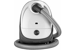 Nilfisk Aspiradora One para Suelos y Alfombras con Filtro EPA - Aspirador de Trineo Potente, Compacto y Ligero - Blanca (WB10P05A-HB15)