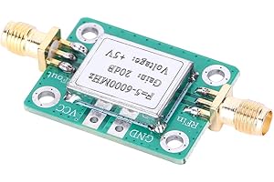 ANNADUE RF Amplifier Module, Medium Power Amplifier Board, Ultra-Wideband 5M-6GHz 20dB Gain, Electronic Components,with Low Noise Figure
