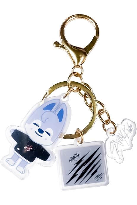 Porte-clés SKZoo Stray Kids - Peluche Mignonne 10 Cm Avec Mousqueton, Cadeau Fan STAY