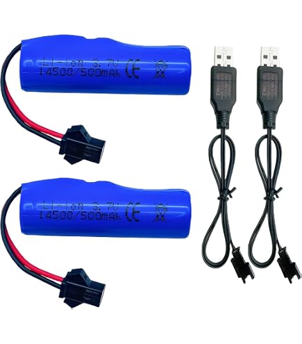 Vhbw Batterie Li-Po 400mAh 3,7V Compatible RC – Connecteur XH 2.54 2P, Dimensions 37x20x8 Mm – Pour Voiture, Avion, Hélicoptère
