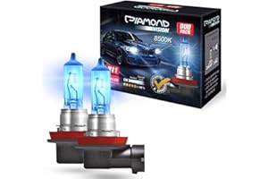 ‎DIAMOND VISION Diamond Vision 2x H11 12V 55W | Xenon Look | Halogen KFZ Autolampen | Kaltweiß |zweimal so langlebig | E-Prüfzeichen | PGJ19-2