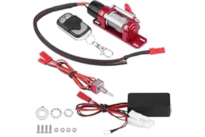 ‎TBEST V GEBY RC-Autowinde, RC-Metallwinde mit Fernbedienung für RC-Crawler-Autozubehör im Maßstab 1:10