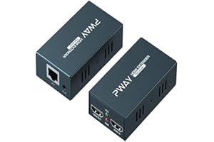 PWAY PW-HT225PIR Extender HDMI 195ft / 60m Trasmissione su Single Cat5e / 6/7 Full HD 1080P Supporto Controllo IR Loop out Funzione EDID 3D