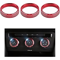 ULTECHNOVO 10 Pezzi Striscia Del Condizionatore D'aria Striscia Di Presa Per Auto Decorazione Dell'auto Striscia Di Ventilazione Dell'auto Striscia Decorativa Per Auto Rosso - Foto 10