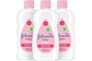 3 x olio Johnson's Baby da 500 ml (1500 ml in totale)