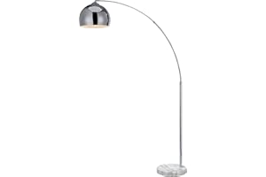 TEAMSON HOME Stehleuchte Stehlampe Standleuchte LED Chrom Arquer Versanora VN-L00010-EU