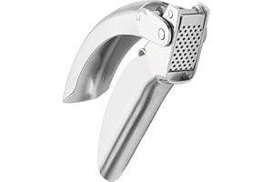 Kuhn Rikon Garlic Press, Stainless Steel Garlic Crusher Press. Dishwasher Safe Garlic Chopper. Durable Garlic Mincer. Garlic Press Crusher – 3 Year Kuhn Rikon Kitchen Accessories Guarantee