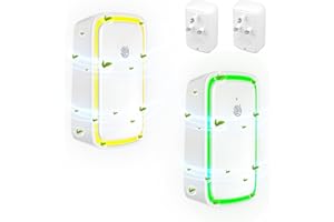 PENYUY Air Purifier for Bedroom, Upgraded 2 Pack Plug In Air Purifiers for Home Mini Portable Negative Ion Purifier 3-Gear Quiet Air Purifier for Smokers Pets Dust Toilet Office Room