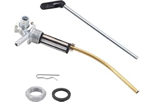 Dokili Rubinetto benzina + leva adatto per Vespa GL, GTR, P, PK, Rally, Special, Sprint 50, 80, 125, 150, 200