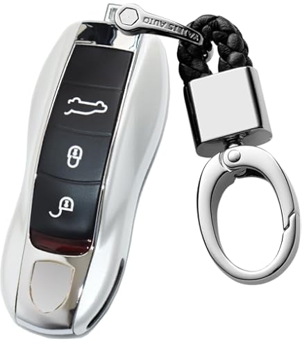 Coque De Clé Télécommande Porsche 986 Boxster - 2 Boutons, Lame Vierge, Remplacement Coque Seulement