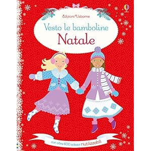 Vesto le bamboline per Natale. Con adesivi. Ediz. illustrata Vesto le bamboline per Natale. Con adesivi. Ediz. illustrata