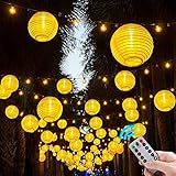 lampion lichterkette batterie Timer:Es wird automatisch eingeschaltet und das Einschaltstatus dauert ca. 6 Stunden und danach bleibt es für 18 Stunden Herunterfahrstatus.