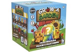 Grow a Garden Serie 1 Mystery Collectible Plush, officiell Roblox, husdjurs-plyschfigur med DLC-kod, 10 cm blind-låda, överra