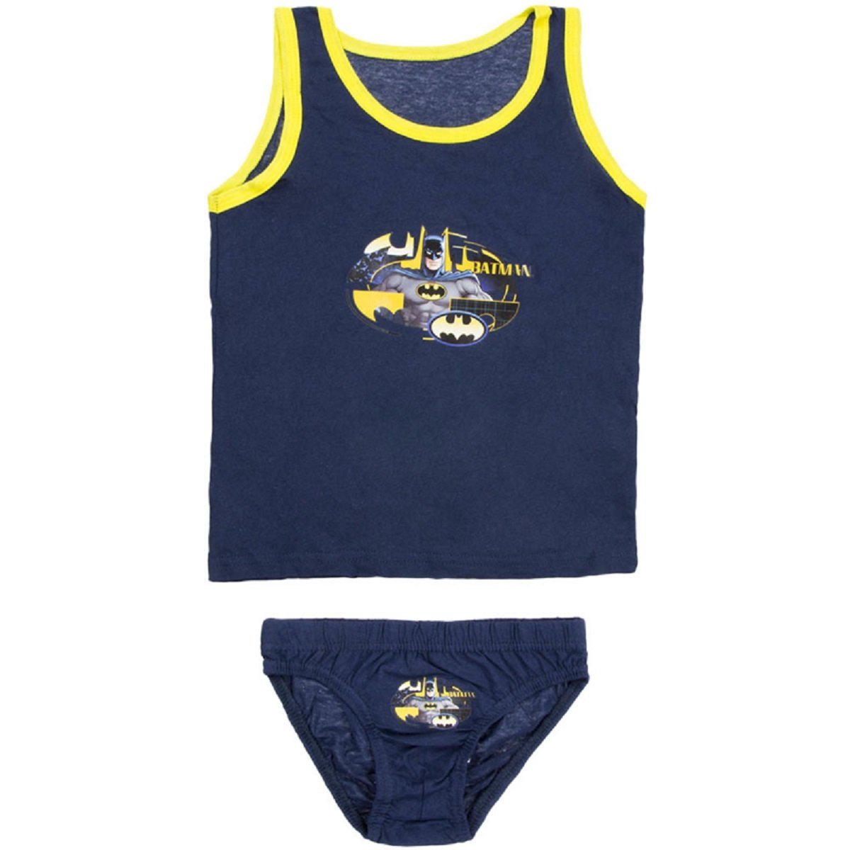 Junger-Offizielle-Batman-6-Stck-Weste-und-Knicker-Unterwsche-Set-Alter-von-2-bis-8-Jahren