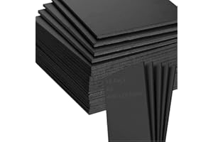 AZKEEGREY 16 Pack Black Foam Board A3, Foam Core Sheet 5mm Thick, Polystyrene A3 Poster Boards for Crafts Projects Photo Framing Art Display (297 x 420mm)