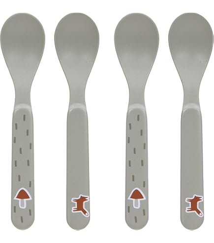 16 Cuillères Bébé En Plastique - Couverts Enfants Colorés - Ergonomiques Et Résistantes - Pour Purées, Yaourts, Glaces - Lave-vaisselle Safe