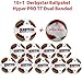 Produktbild 10+1 Set Derbystar Fussball 10er Ballpaket Hyper Pro TT Trainingsball + 1 x Kesper Soccer Ball