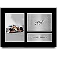 HWC Trading A4 Daniel Ricciardo Formula 1 Gifts Printed Signed Autograph Picture for F1 Formula 1 Racing Fans